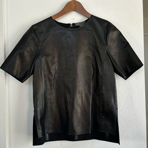 Vince leather top
